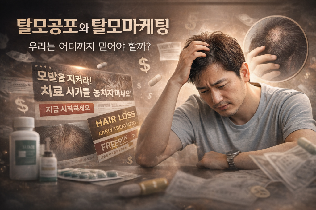 탈모공포를 유발하는 탈모마케팅
