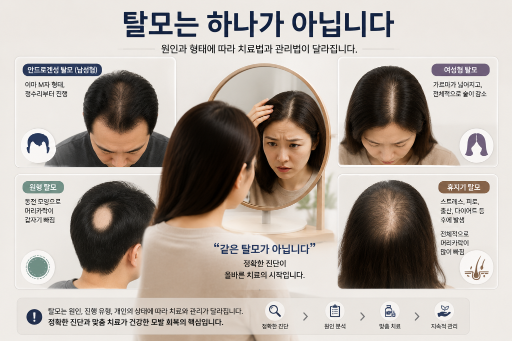 탈모원인은 다양하다
